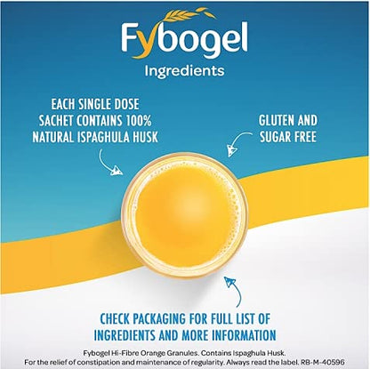 Fybogel Orange - 30 Sachets x 2 Packs FybogelUS supplements