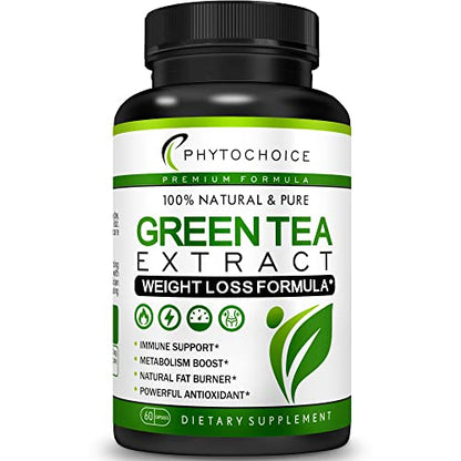 Green Tea Extract-Natural Appetite Suppressant for Weight Loss for Women and Men-Green PHYTOCHOICEUS supplements