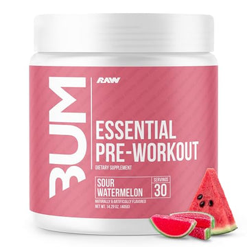 RAW Essential Pre-Workout Powder (Sour Watermelon) - Chris Bumstead Sports Nutrition RAWAu supplements