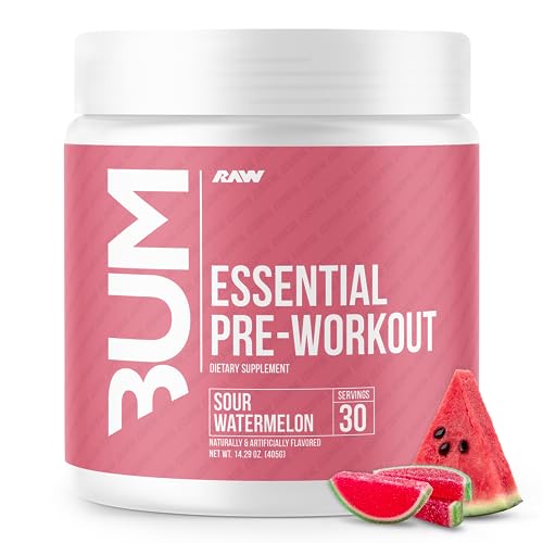 RAW Essential Pre-Workout Powder (Sour Watermelon) - Chris Bumstead Sports Nutrition RAWAu supplements