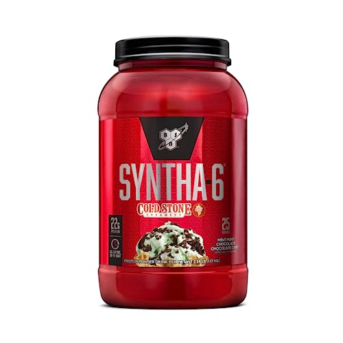 BSN Syntha-6 Whey Protein Powder, Cold Stone Creamery- Mint Mint Chocolate BSNUS supplements