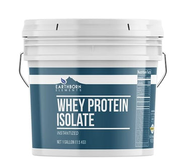 Earthborn Elements Whey Protein Isolate, 1 Gallon Bucket, Protein Powder, Unflavored Earthborn ElementsUS supplements