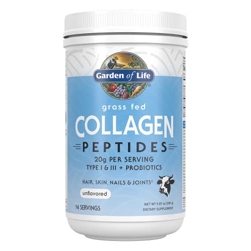 Garden of Life Grass Fed Collagen Peptides Powder – Unflavored, for Women Men Hair Garden of LifeUS supplements