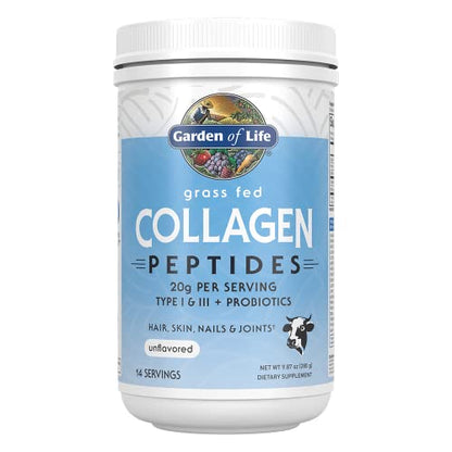 Garden of Life Grass Fed Collagen Peptides Powder – Unflavored, for Women Men Hair Garden of LifeUS supplements