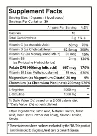 Neuropathy Relief - Circulatory Health Formula Nitric Oxide Booster - Berry Blend - L-Arginine Neuropathy ReliefAu supplements