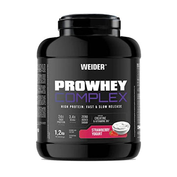 Weider ProWhey Complex (1,2kg) Strawberry-Yogurt Flavour. Formula Based on Whey Protein WeiderAu supplements