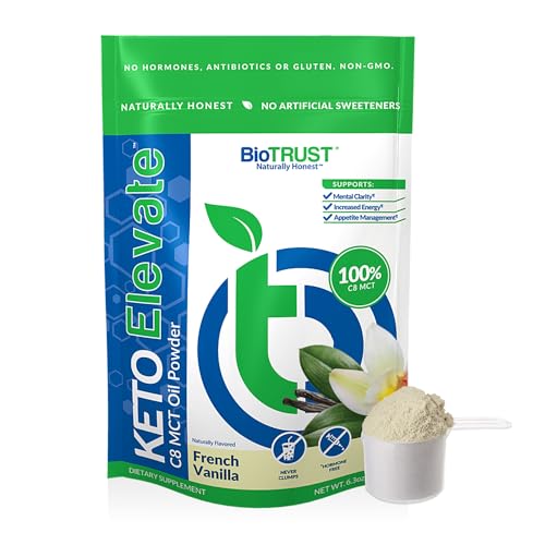 BioTrust Keto Elevate – Pure C8 MCT Oil Powder – Ketogenic Diet Supplement & Paleo BioTrustUS supplements