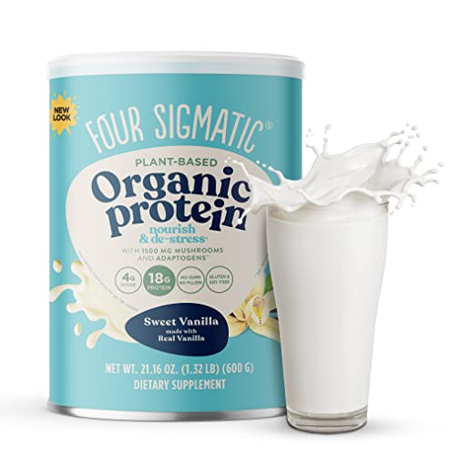 Four Sigmatic Organic Vegan Protein Powder | 18g Plant-Based Protein per Serving Four SigmaticUS supplements