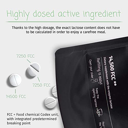 LactoJoy Lactase Pills I 240 Pieces Refill Package I Powerful Lactase Enzymes for Lactose LactoJoyUS supplements