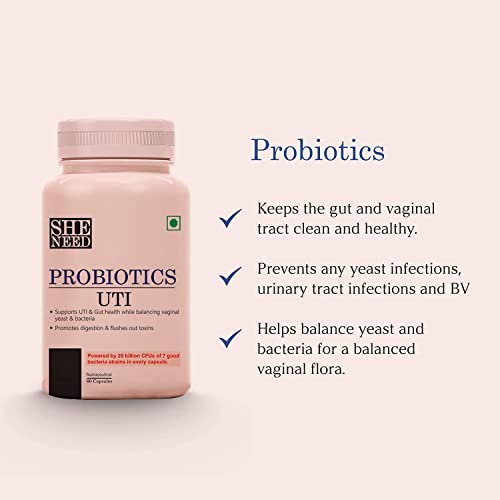 Vishopy, Track UTI PROBIOTICS Supplement for Men Women – 20 Billion CFUs with 7 Strains VishopyAu supplements