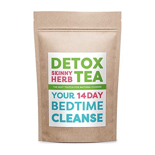 14 Days Bedtime Cleanse Tea : Detox Skinny Herb - Effective Detox Tea, Support Cleanse Detox Skinny Herb TeaUS supplements