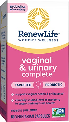 Renew Life Women's Wellness Vaginal and Urinary Probiotic and Cranberry Supplement Renew LifeUS supplements