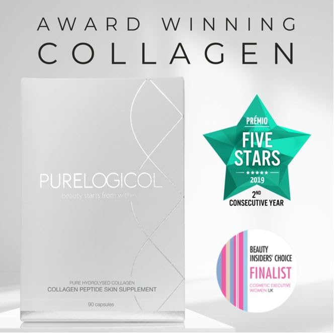 Collagen Tablets, Best Hydrolysed Protein Peptide Skin Supplement - 90 x Collagen Capsules x 800mg PurelogicolAu supplements