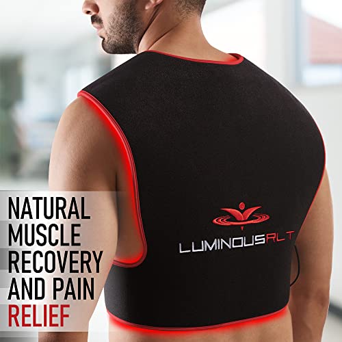 LuminousRLT Red Light Therapy Pad, Adjustable Infrared Light Therapy Back Wrap LUMINOUSRLTAu supplements