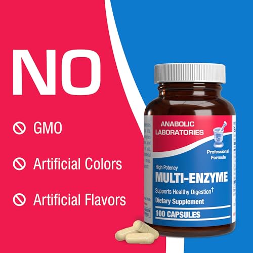 Anabolic Laboratories Multi Enzyme Nutritional Supplements - 100 Capsules of Digestive Anabolic LaboratoriesAu supplements