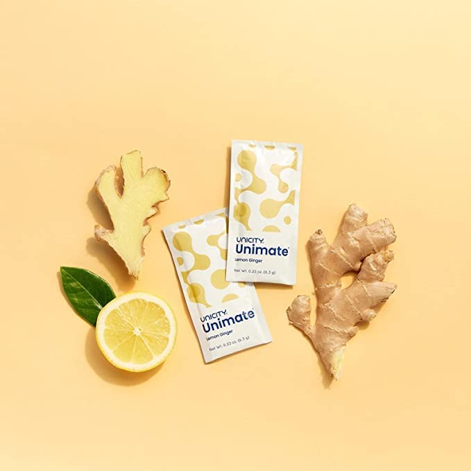 Ourtown Unicity Unimate Green Mate Leaf Powder Extract with Lemon and Ginger Flavor OurtownUS supplements