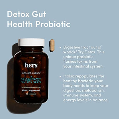Hers Detox Supplement - Women's Probiotic Supplement for Detoxing - Helps Support HIMS & HERSUS supplements