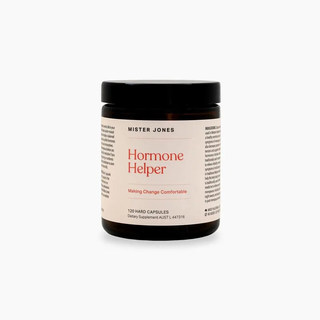 Mister Jones Hormone Helper – Women’s Daily Wellness Support – Adaptogenic & Nutrient Blend for Energy, Mood & Natural Vitality – Female Wellbeing Formula Mister JonesAu supplements