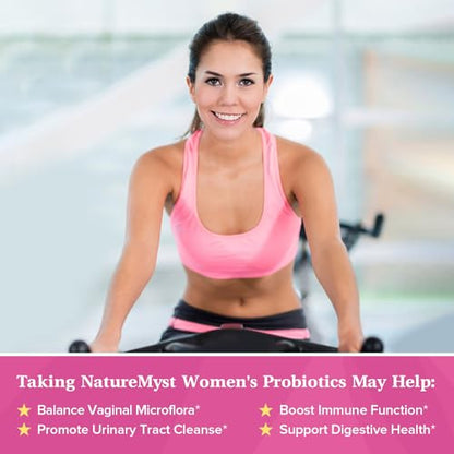 NatureMyst Women’s Probiotics 100 Billion, 20 Targeted Strains with Organic Cranberry NatureMystUS supplements