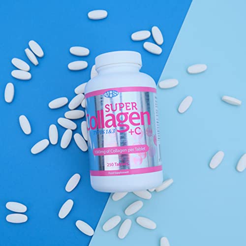 AHS Super Collagen Plus C Tablets - Pack of 250 Tablets (Also 120 + 90 Counts) 3 Sizes! 6000MG PER AHSAu supplements