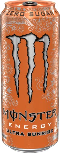 Monster Energy Ultra Sunrise, Sugar Free Energy Drink, 16 Fl Oz (Pack of 15) Monster EnergyUS supplements