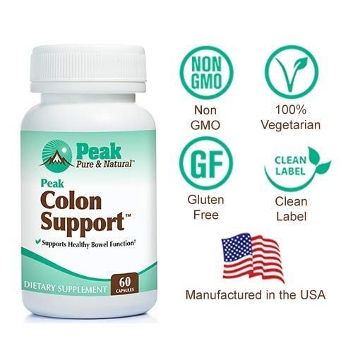 Peak Pure & Natural Colon Support - Colon Cleanse and Detox Supplement for Digestive Peak Pure & NaturalUS supplements