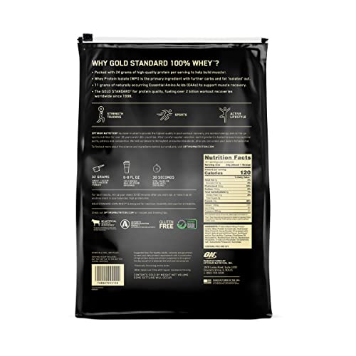 Optimum Nutrition Gold Standard 100% Whey Protein Powder, Extreme Milk Chocolate Optimum NutritionUS supplements