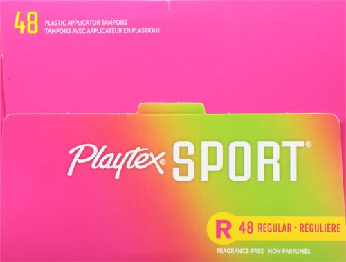 Playtex Sport Tampons, Regular Absorbency, Fragrance-Free - 48ct (Packaging May Vary) PLAYTEXAu supplements