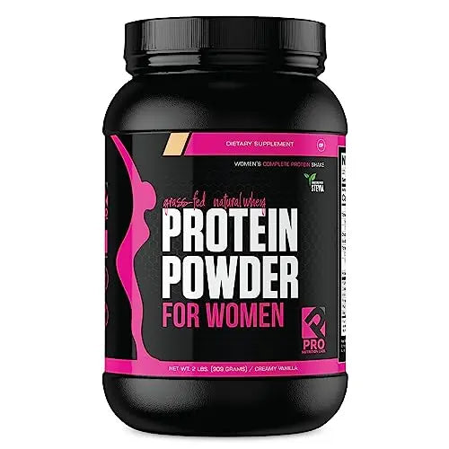 Whey Protein Powder for Women - Supports Lean Muscle - Low Carb - Gluten Free - Grass Fed & rBGH Hormone Free (Creamy Vanilla, 2 lb) PRO NUTRITION LABSAu supplements