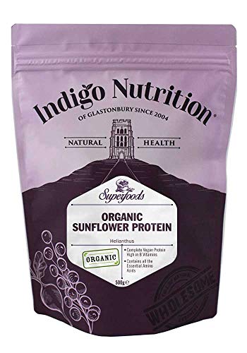 Indigo Herbs Organic Sunflower Seed Protein Powder 500g | Plant Based Protein | Vegan Indigo HerbsAu supplements