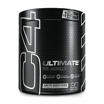 C4 Ultimate Pre Workout Powder Arctic Snow Cone - Sugar Free Preworkout Energy CellucorAu supplements