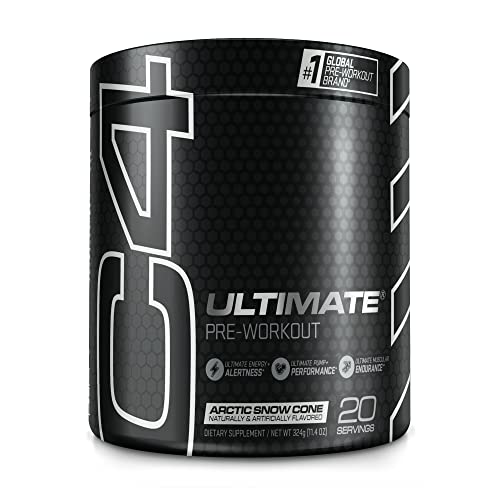 C4 Ultimate Pre Workout Powder Arctic Snow Cone - Sugar Free Preworkout Energy CellucorAu supplements