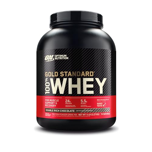 Optimum Nutrition Gold Standard 100% Whey Protein Powder, Double Rich Chocolate Optimum NutritionAu supplements