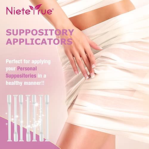 Nieteyrue 20-Packs Suppository Applicators for Women, Disposable, Individually Wrapped NieteyrueAu supplements