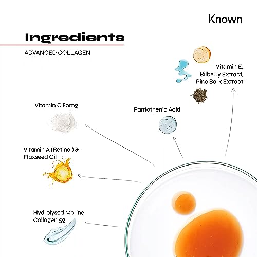 Advanced Collagen Supplement by Known Nutrition with Vitamin C | Liposomal Technology KnownAu supplements