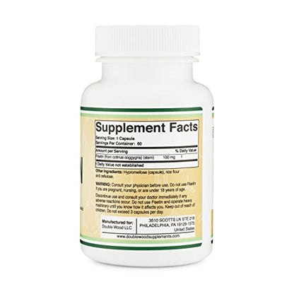 Fisetin Supplement - 100mg of Bioactive Flavnonols, 60 Count (Natural Bioflavonoid Double Wood SupplementsUS supplements