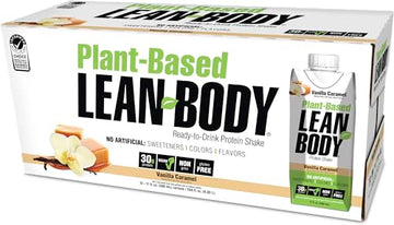 Lean Body Ready-to-Drink, Plant-Based Vegan Vanilla Caramel Protein Shake, 30g Protein LabradaUS supplements