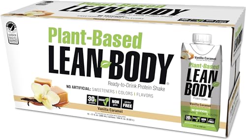 Lean Body Ready-to-Drink, Plant-Based Vegan Vanilla Caramel Protein Shake, 30g Protein LabradaUS supplements