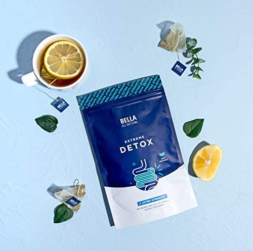 Bella All Natural Extreme Detox Tea - Body Cleanse, Colon Cleanser & Detox, Natural Herbs Bella All NaturalUS supplements