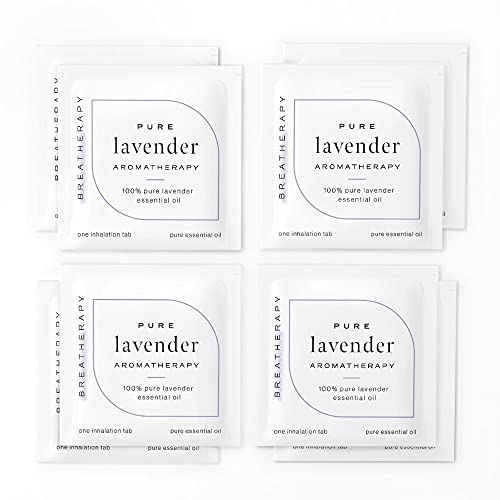 Breatherapy Pure Essential Oil Aromatherapy Inhalation Tabs, 8-Pack (Lavender) BreatherapyAu supplements