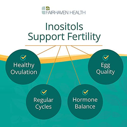 Fairhaven Health Myo-Inositol and D-Chiro Inositol Supplement | 40:1 Ratio | Female Fairhaven HealthUS supplements