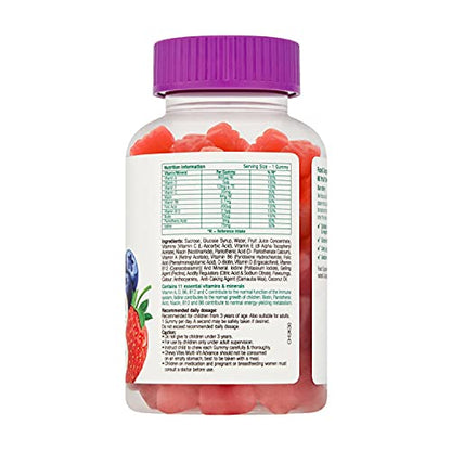 Chewy Vites Kids Multivitamin Advance 60 Gummy Vitamins | 11 Essential Nutrients CHEWY VITESUS supplements