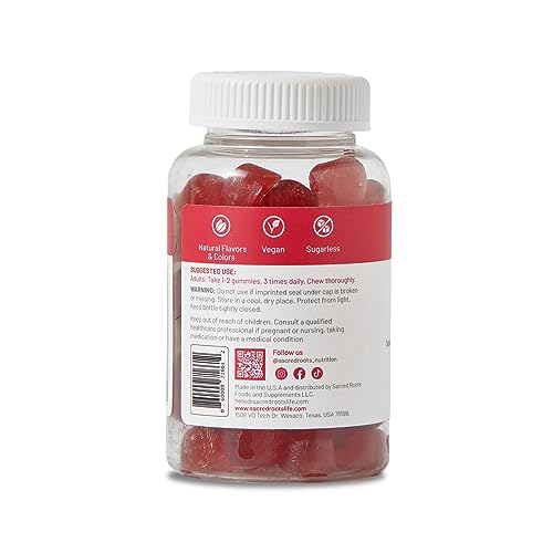 Sacred Roots Sugar-Free, Apple Cider Vinegar Gummies, 60 Gummies – Supports Healthy Sacred RootsAu supplements