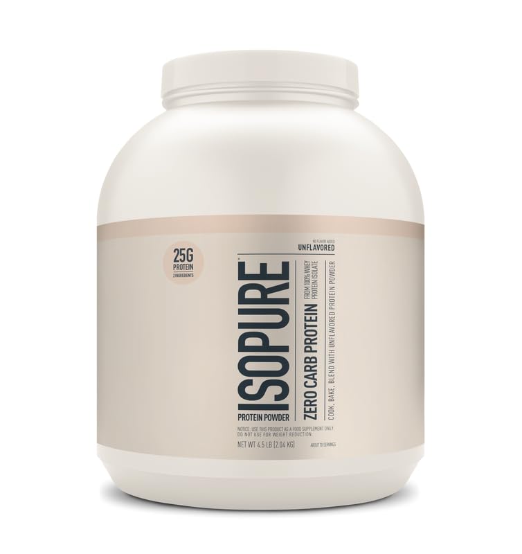 Isopure Zero Carb Unflavored 4.5lb, 70 Servings IsopureUS supplements