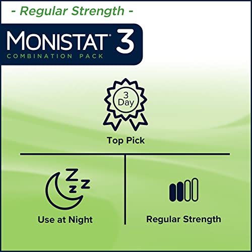Monistat 3 Day Yeast Infection Treatment for Women, 3 Miconazole Suppository Inserts & External MonistatAu supplements