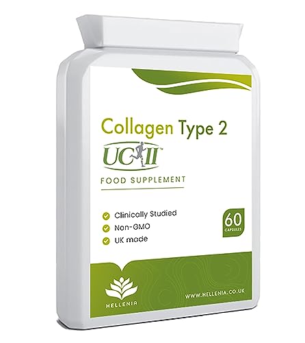 UC-II® Collagen Type 2-40mg - 60 Capsules | Joint Support | Manufactured in The UK HelleniaAu supplements