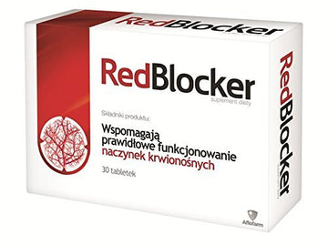 REDBLOCKER - 30 Tablets - a Dietary Supplement Ingredients Support: The Proper Functioning AflofarmAu supplements