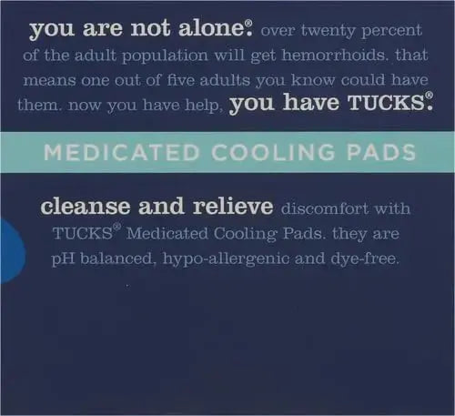TUCKS Medicated Cooling Pads, 100 Count – Hemorrhoid Pads with Witch Hazel, Cleanses Sensitive Areas, Protects from Irritation, Hemorrhoid Treatment, Medicated Pads Used by Hospitals TUCKSAu supplements