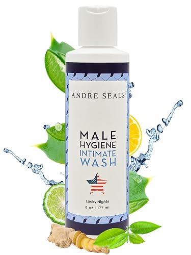 Andre Seals Intimate Wash for Men, Lucky Nights Scent – Refreshing Genital Care & Odor Control Andre SealsAu supplements