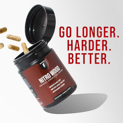 Choi Moid Bundle LED Light Key Chain + Nitro Wood Enhanced Circulation Nitric Oxide GenericUS supplements